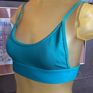 Teal swimsuit top